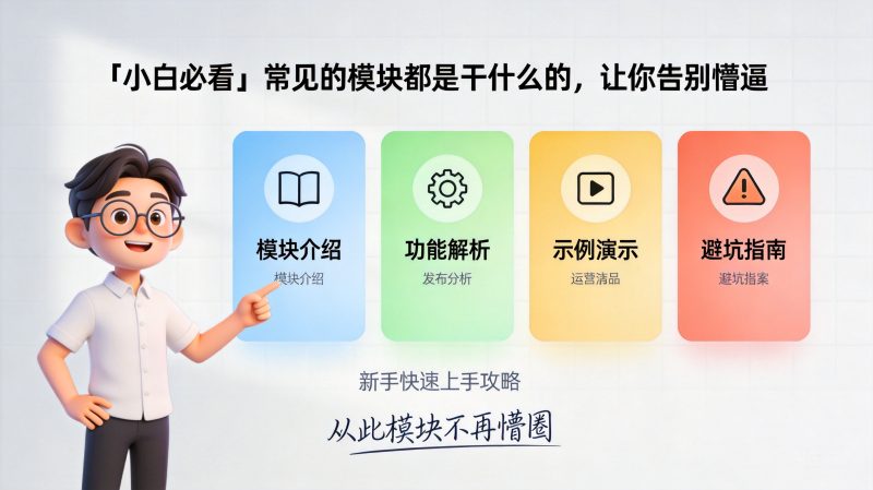 『小白必看』常见的模块都是干什么的，让你告别懵逼|星极客网络