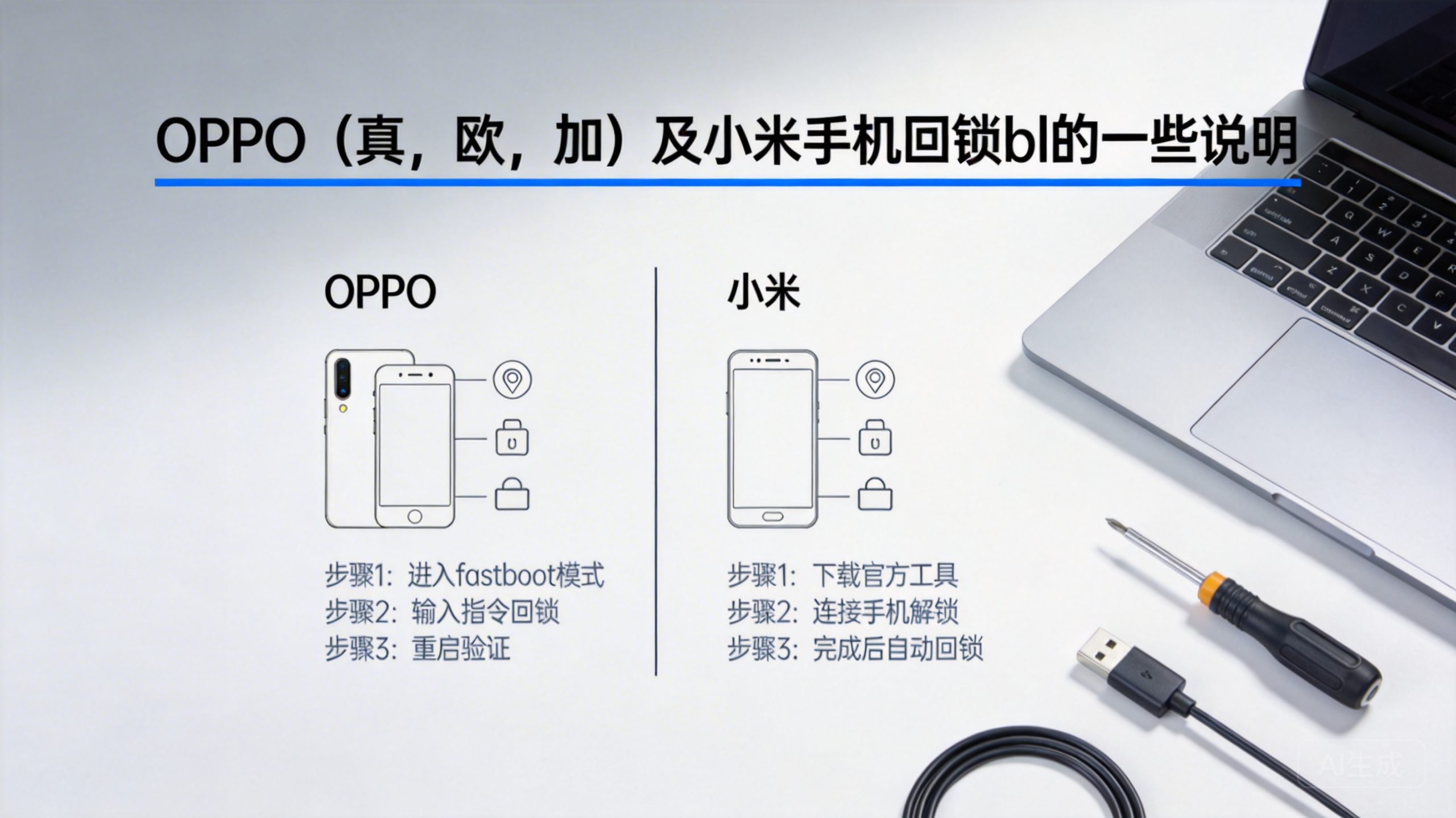 OPPO（真，欧，加）及小米手机回锁bl的一些说明